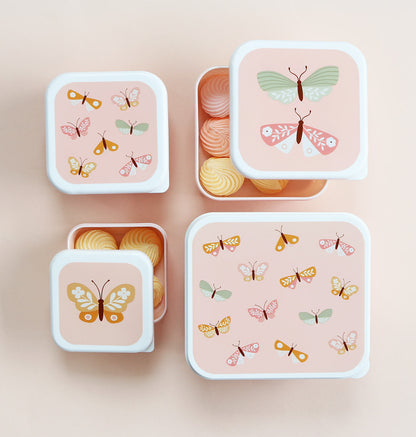 ALLC Lunch & snack box set SBSEBU42 Butterflies