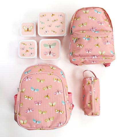 ALLC Lunch & snack box set SBSEBU42 Butterflies