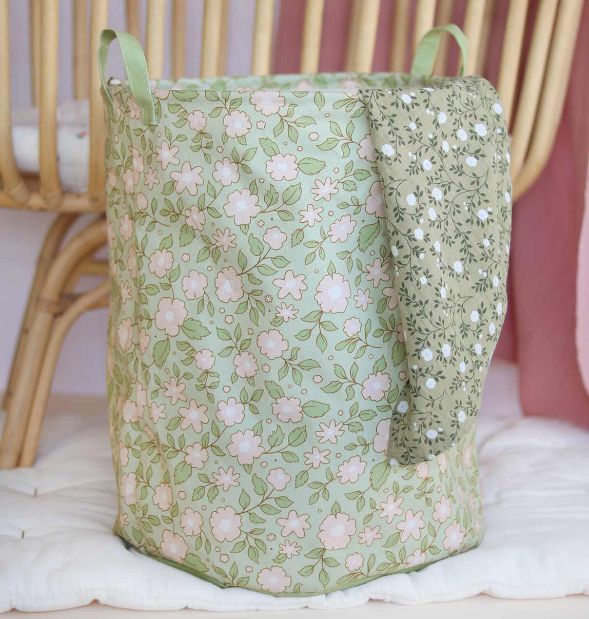 ALLC Aufbewahrungskorb 40x40x50cm STBABS19 Blossoms sage