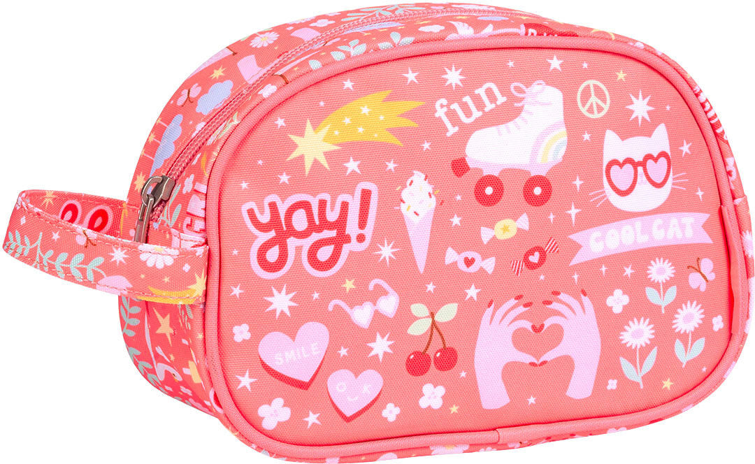 ALLC Kulturbeutel Fun TOFUCO11 rosa 20.5x14x9.5cm