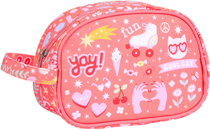 ALLC Kulturbeutel Fun TOFUCO11 rosa 20.5x14x9.5cm