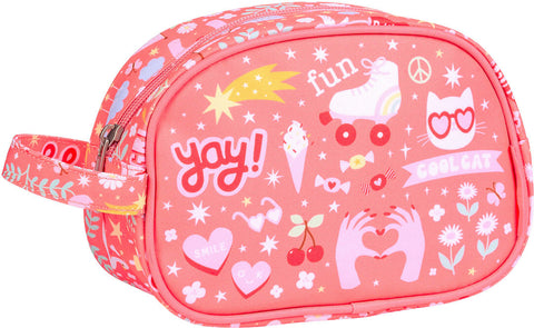 ALLC Kulturbeutel Fun TOFUCO11 rosa 20.5x14x9.5cm