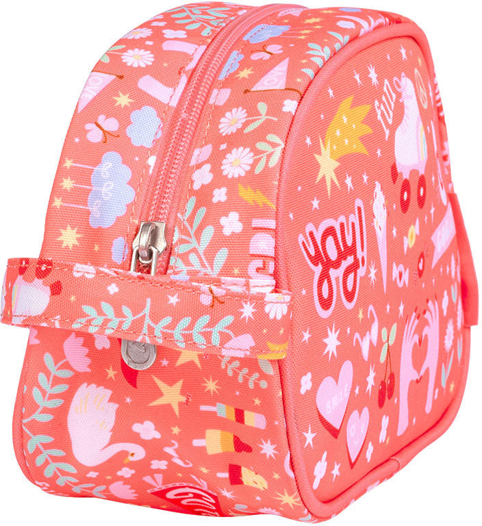 ALLC Kulturbeutel Fun TOFUCO11 rosa 20.5x14x9.5cm