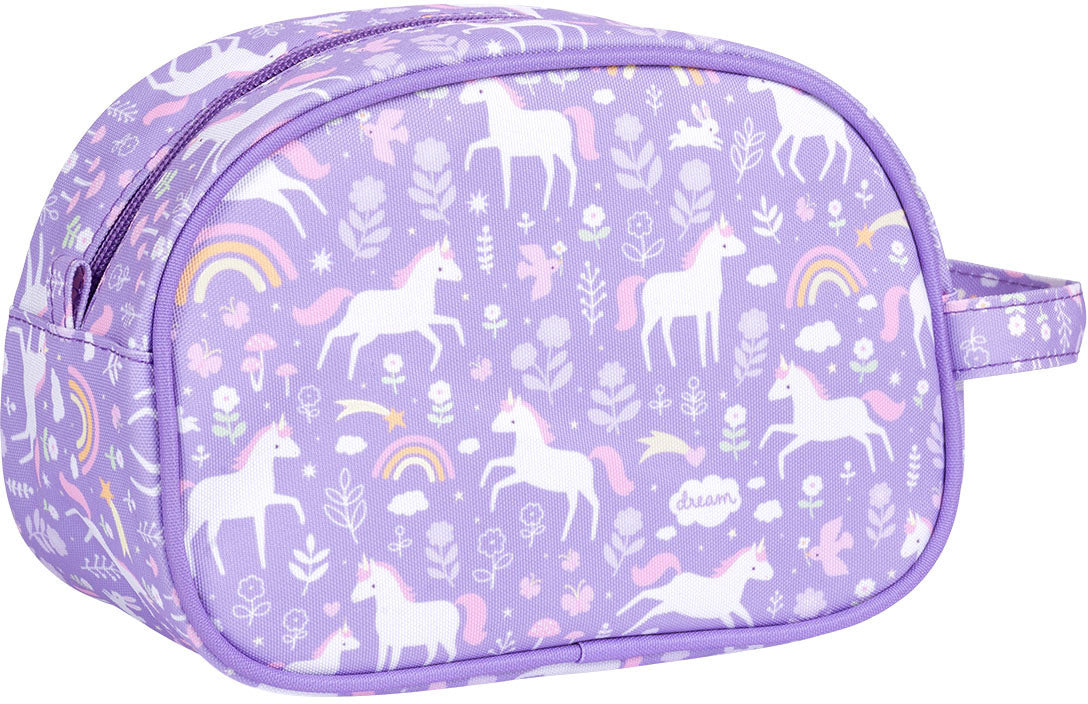 ALLC Kulturbeutel Einhorn TOUDPU09 lila 20.5x14x9.5cm