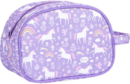 ALLC Kulturbeutel Einhorn TOUDPU09 lila 20.5x14x9.5cm