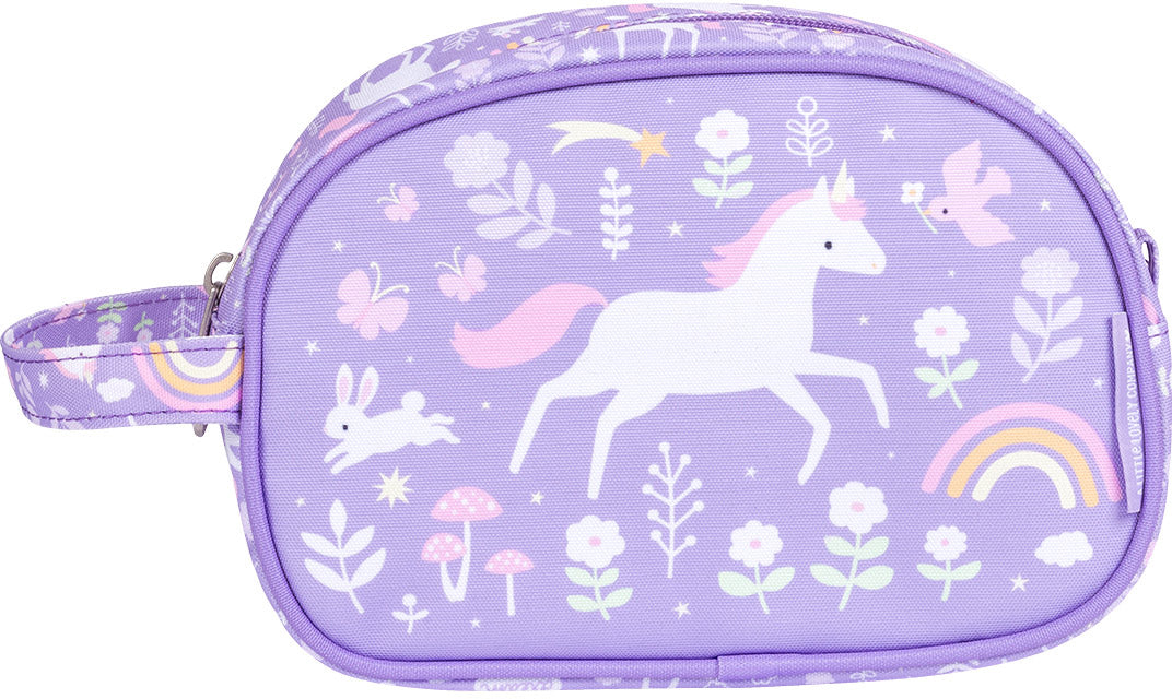 ALLC Kulturbeutel Einhorn TOUDPU09 lila 20.5x14x9.5cm