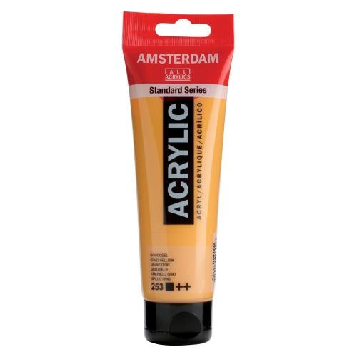 AMSTERDAM Acrylfarbe 120ml 17092532 goldgelb 253
