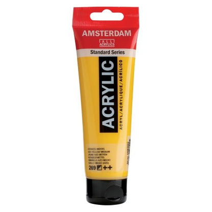 AMSTERDAM Acrylfarbe 120ml 17092692 azogelb mittel 269