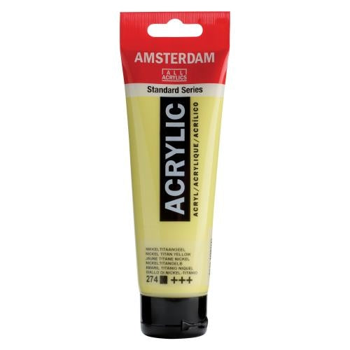 AMSTERDAM Acrylfarbe 120ml 17092742 nickeltit.gelb 274