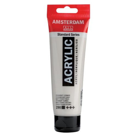 AMSTERDAM Acrylfarbe 120ml 17092902 titanbuff dunkel 290