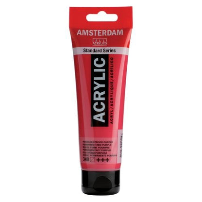 AMSTERDAM Acrylfarbe 120ml 17093482 rot purpur 348