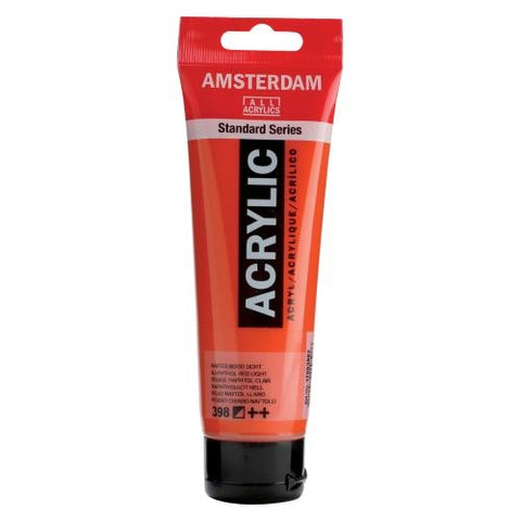 AMSTERDAM Acrylfarbe 120ml 17093982 naph.rot h. 398