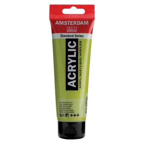 AMSTERDAM Acrylfarbe 120ml 17096212 olivgruen hell 621