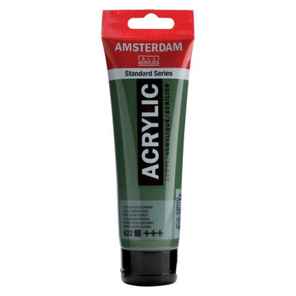 AMSTERDAM Acrylfarbe 120ml 17096222 olivgruen dkl. 622