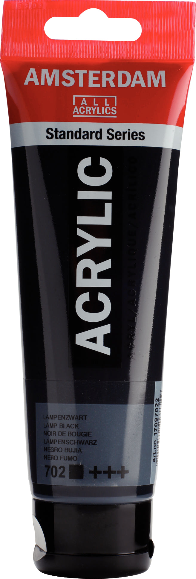 AMSTERDAM Acrylfarbe 120ml 17097022 lampenschwarz 702