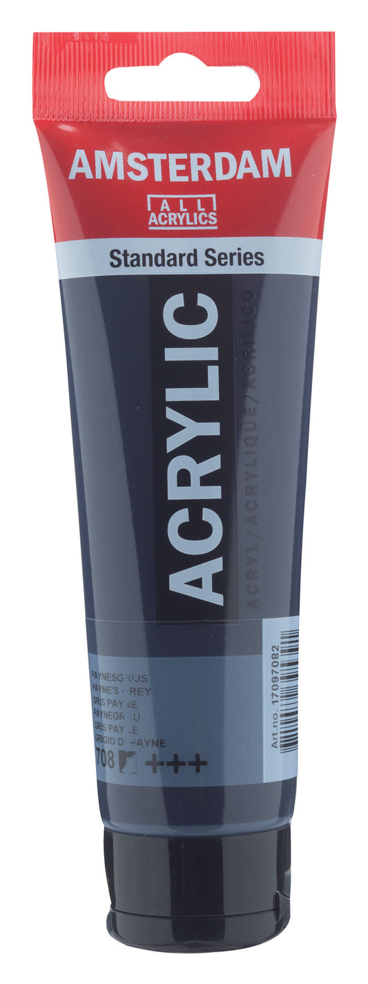 AMSTERDAM Acrylfarbe 120ml 17097082 paynegrau 708