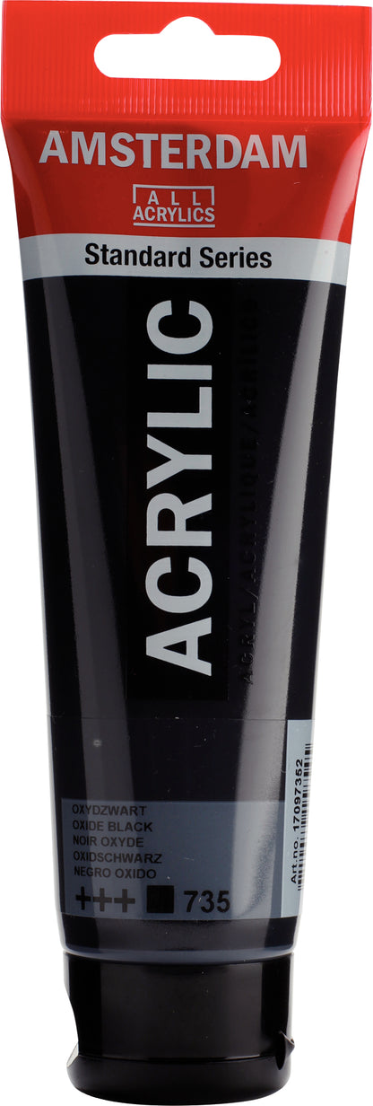 AMSTERDAM Acrylfarbe 120ml 17097352 ox.schwarz 735