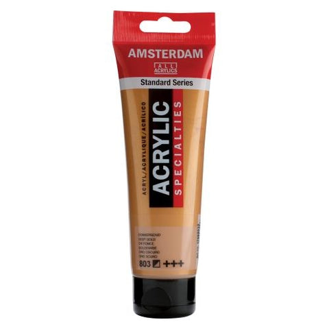 AMSTERDAM Acrylfarbe 120ml 17098032 goldfarbe 803