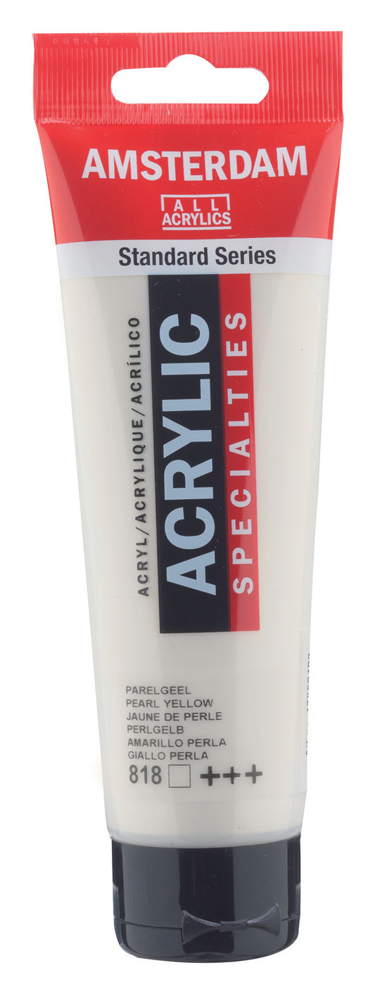 AMSTERDAM Acrylfarbe 120ml 17098182 perlgelb 818