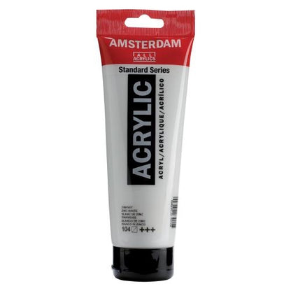AMSTERDAM Acrylfarbe 250ml 17121040 zinkweiss 104