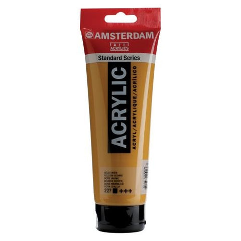 AMSTERDAM Acrylfarbe 250ml 17122270 gelb.ocker 227