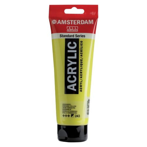 AMSTERDAM Acrylfarbe 250ml 17122430 gruengelb 243