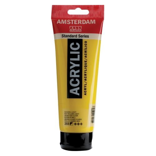 AMSTERDAM Acrylfarbe 250ml 17122680 azogelb hell 268