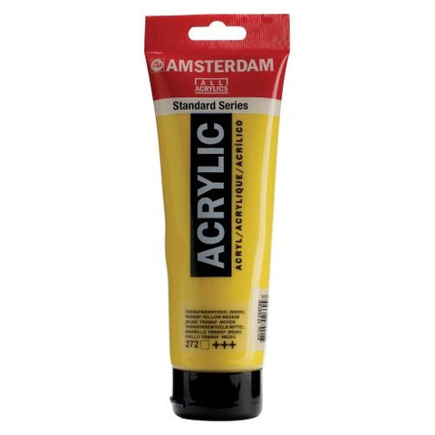 AMSTERDAM Acrylfarbe 250ml 17122720 transp.gelb m. 272