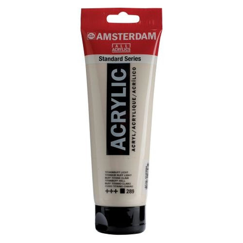 AMSTERDAM Acrylfarbe 250ml 17122890 titanbuff hell 289