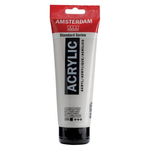 AMSTERDAM Acrylfarbe 250ml 17122900 titanbuff dkl. 290