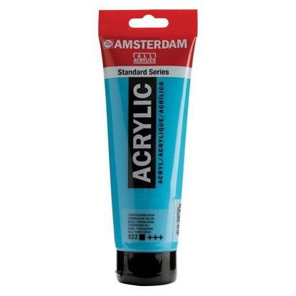 AMSTERDAM Acrylfarbe 250ml 17125220 tuerkisblau 522
