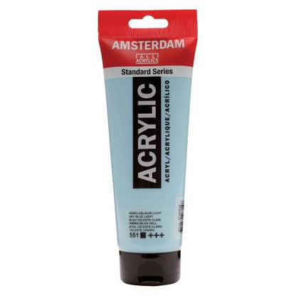 AMSTERDAM Acrylfarbe 250ml 17125510 himmelblau h. 551