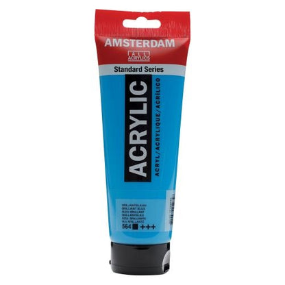 AMSTERDAM Acrylfarbe 250ml 17125640 brill.blau 564