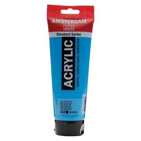 AMSTERDAM Acrylfarbe 250ml 17125640 brill.blau 564