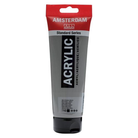 AMSTERDAM Acrylfarbe 250ml 17127100 neutralgrau 710
