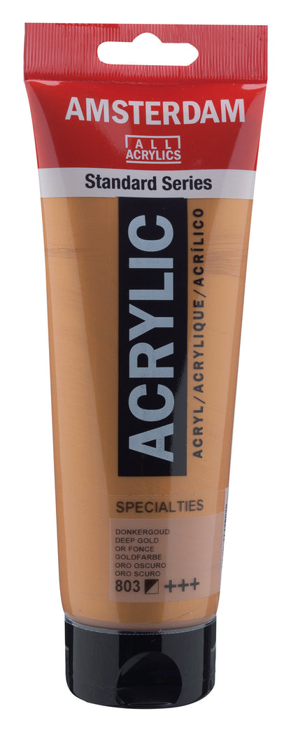 AMSTERDAM Acrylfarbe 250ml 17128030 goldfarbe 803