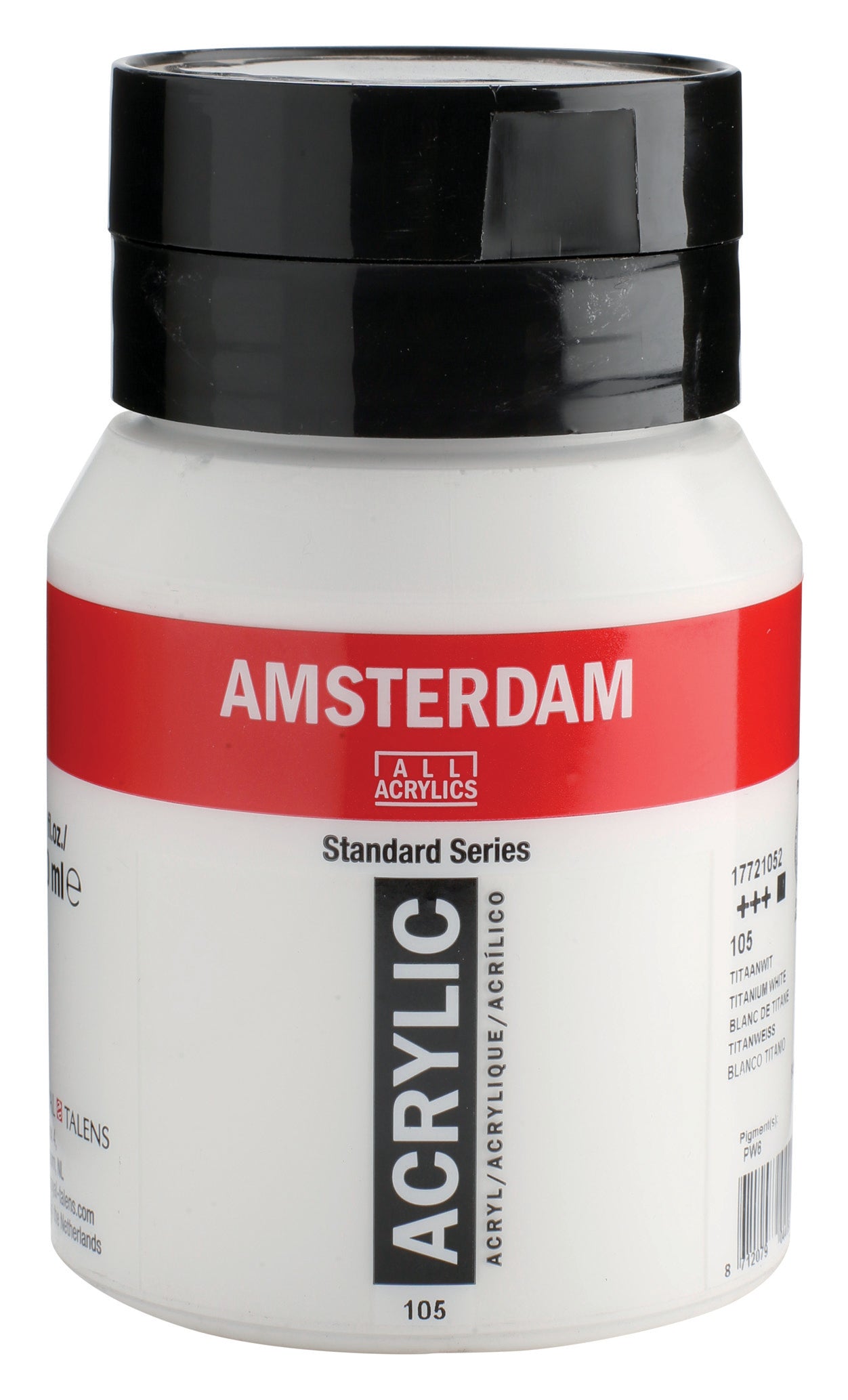 AMSTERDAM Acrylfarbe 500ml 17721052 Titanweiss 105