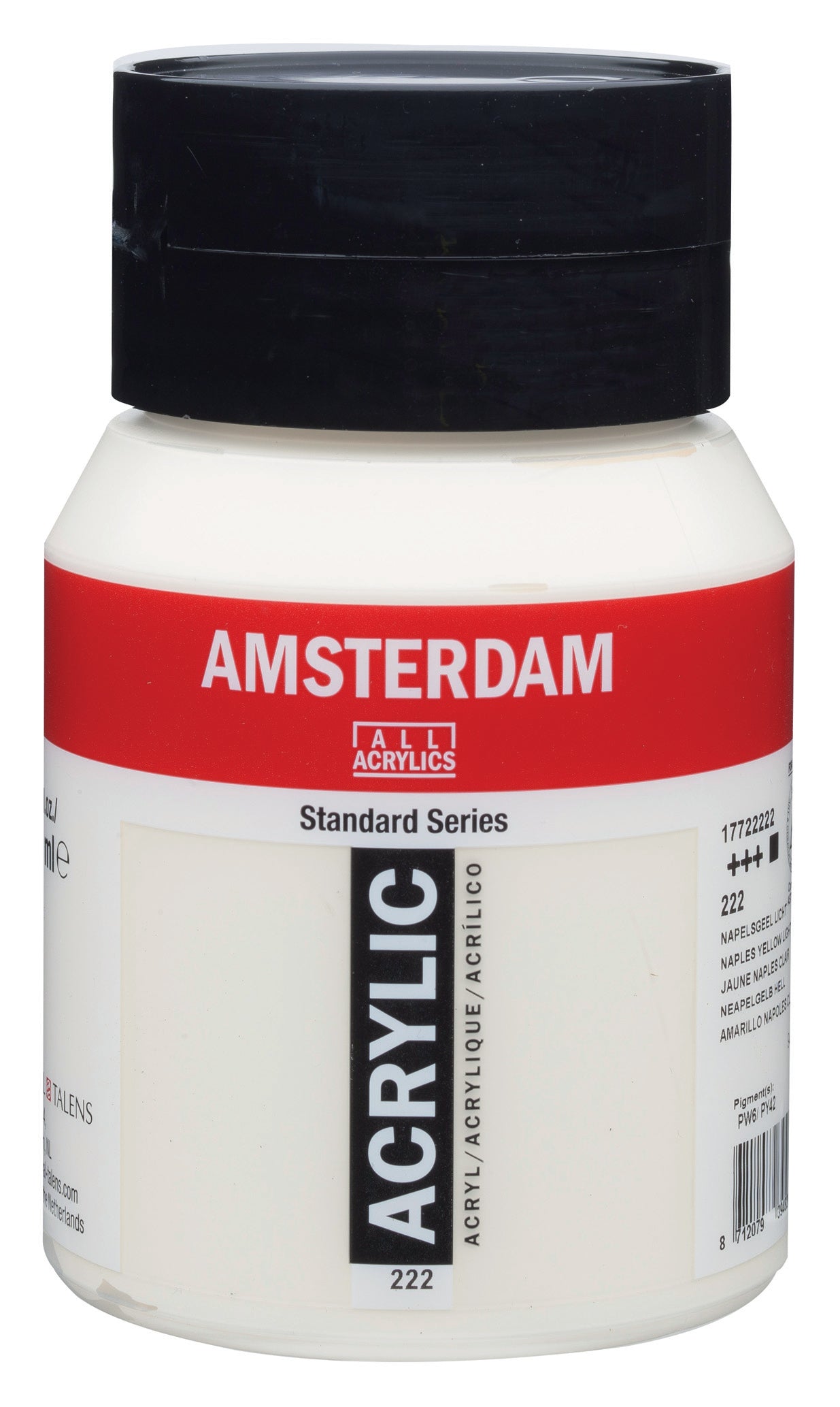 AMSTERDAM Acrylfarbe 500ml 17722222 neapelgelb hell 222