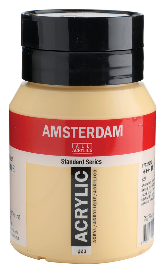 AMSTERDAM Acrylfarbe 500ml 17722232 neapelgelb dunkel 223
