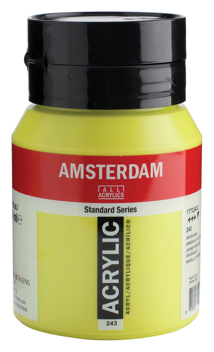 AMSTERDAM Acrylfarbe 500ml 17722432 grüngelb 243