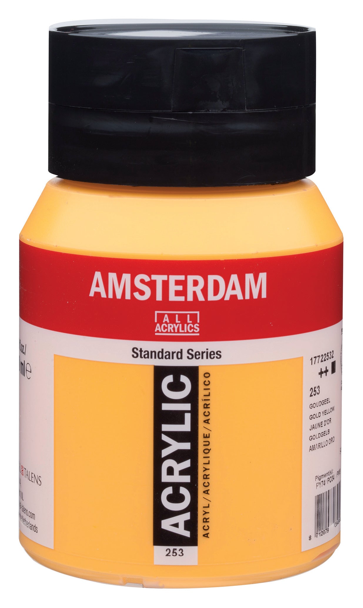 AMSTERDAM Acrylfarbe 500ml 17722532 goldgelb 253