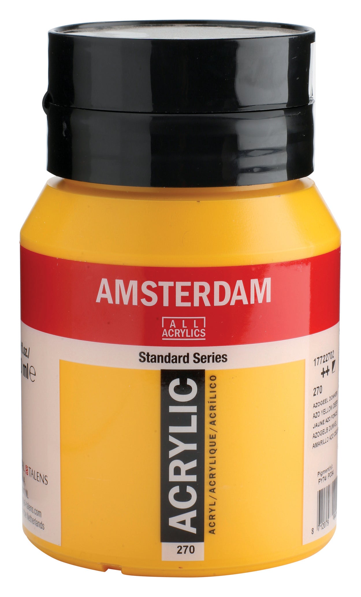 AMSTERDAM Acrylfarbe 500ml 17722702 Azogelb dunkel 270