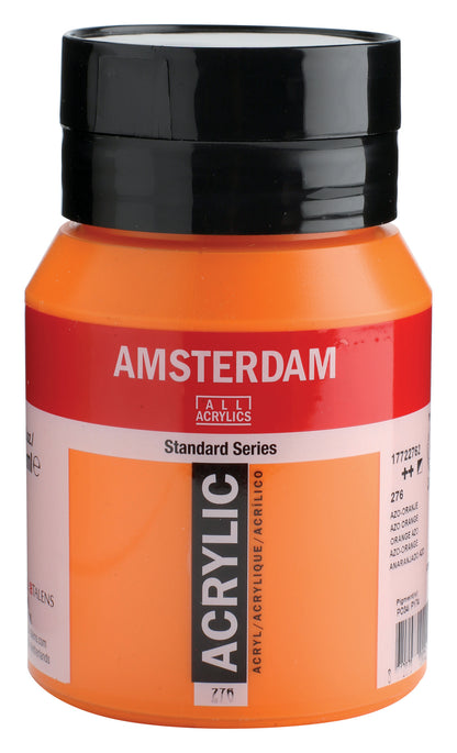AMSTERDAM Acrylfarbe 500ml 17722762 Azogelb orange 276