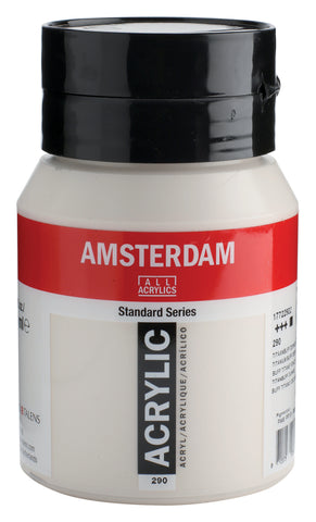 AMSTERDAM Acrylfarbe 500ml 17722902 titanbuff dunkel 290