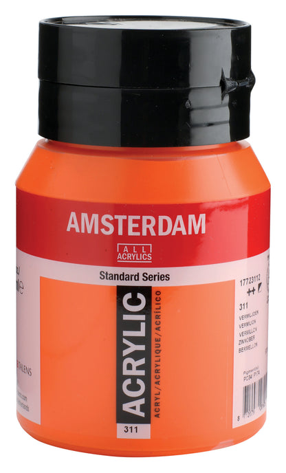AMSTERDAM Acrylfarbe 500ml 17723112 zinnober 311