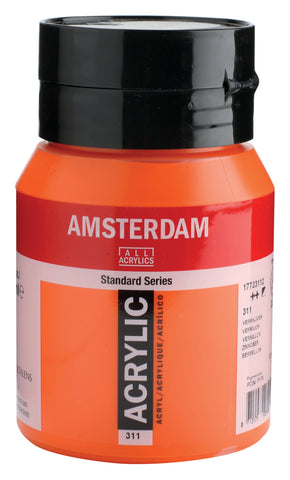 AMSTERDAM Acrylfarbe 500ml 17723112 zinnober 311