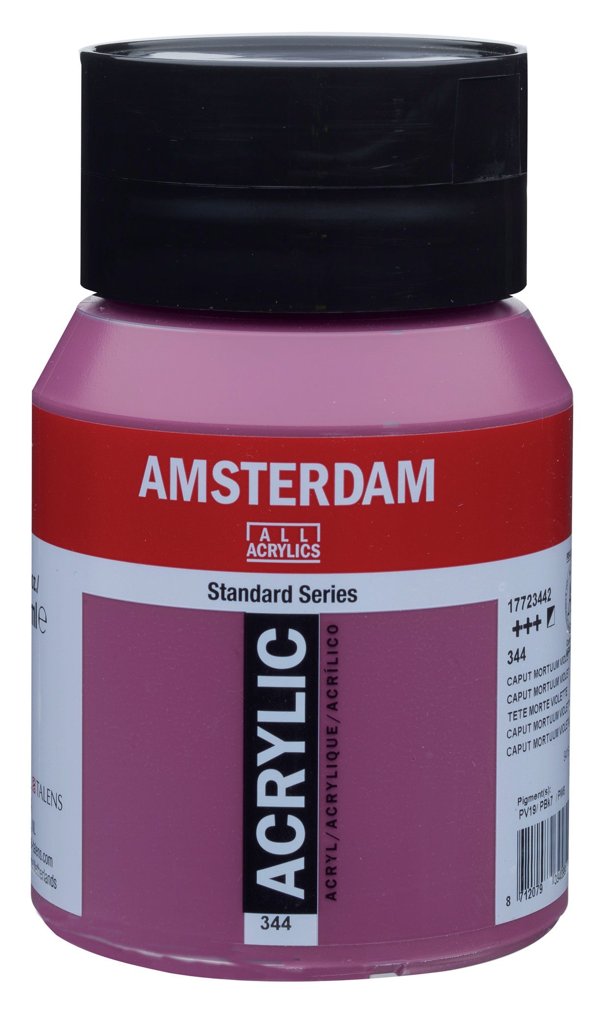AMSTERDAM Acrylfarbe 500ml 17723442 caput mittel viollet 344