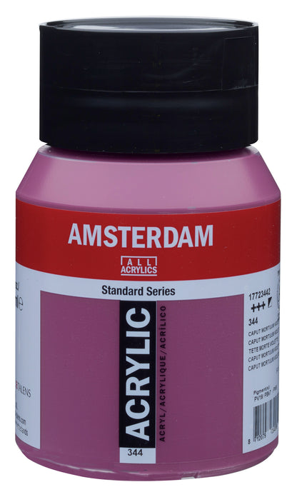 AMSTERDAM Acrylfarbe 500ml 17723442 caput mittel viollet 344
