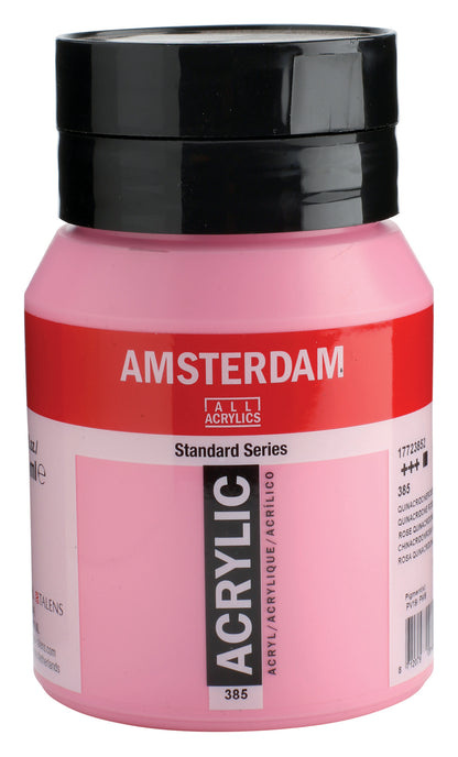 AMSTERDAM Acrylfarbe 500ml 17723852 chinacridonrosa hell 385