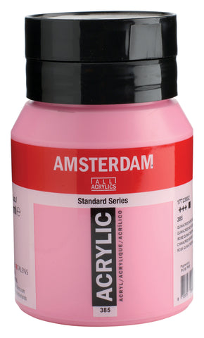 AMSTERDAM Acrylfarbe 500ml 17723852 chinacridonrosa hell 385